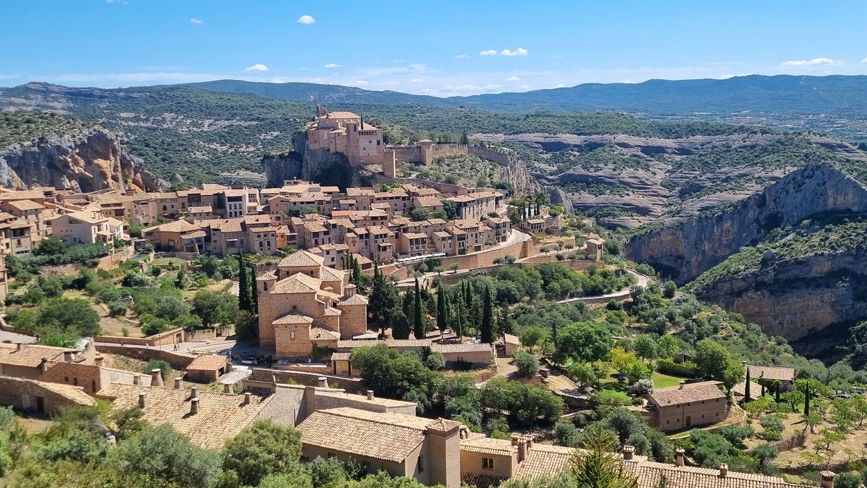 Uitzicht Alquezar_Rio_Vero_kloof_Aragon